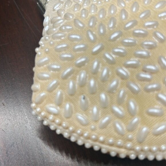 Vintage Pearl Beaded Purse Handbag - Picture 7 of 12